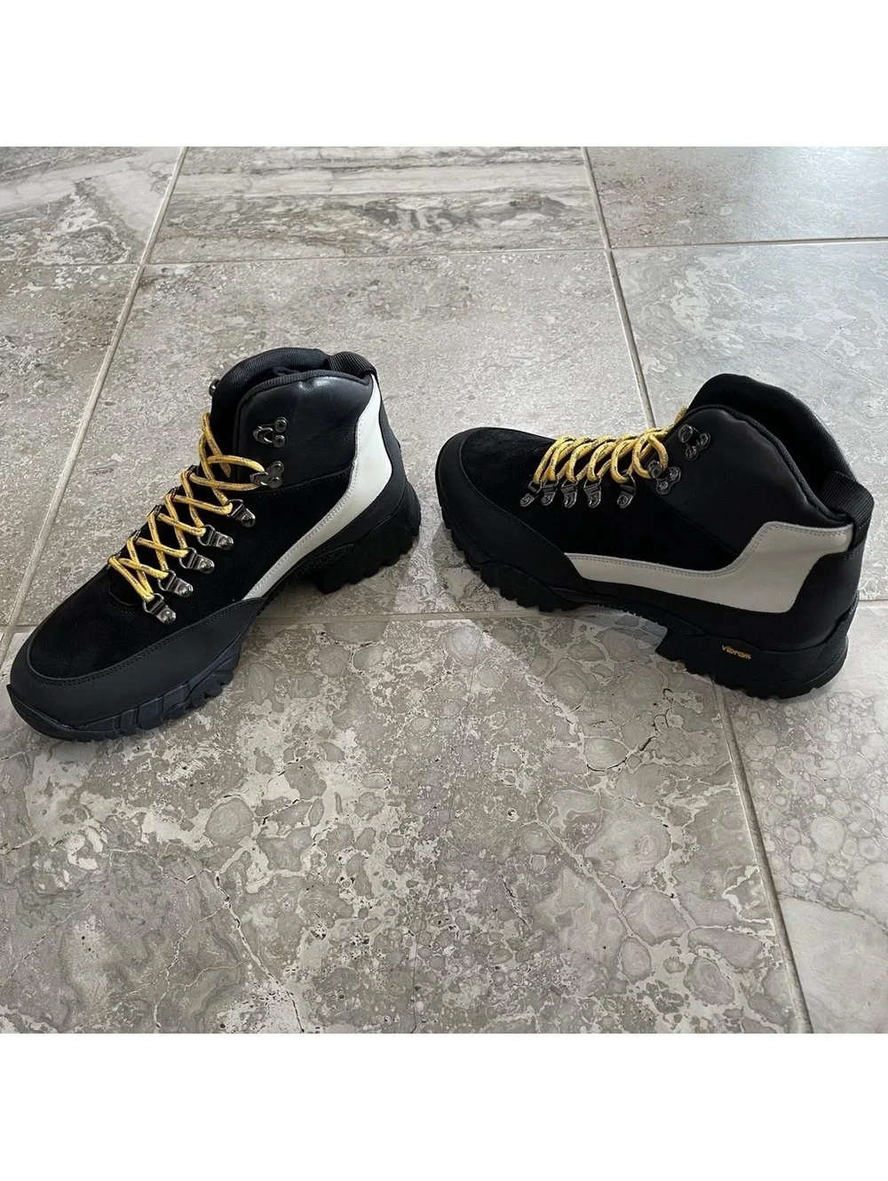 J. Linderberg Hiker High Boots in Black, Size 42 New in Box